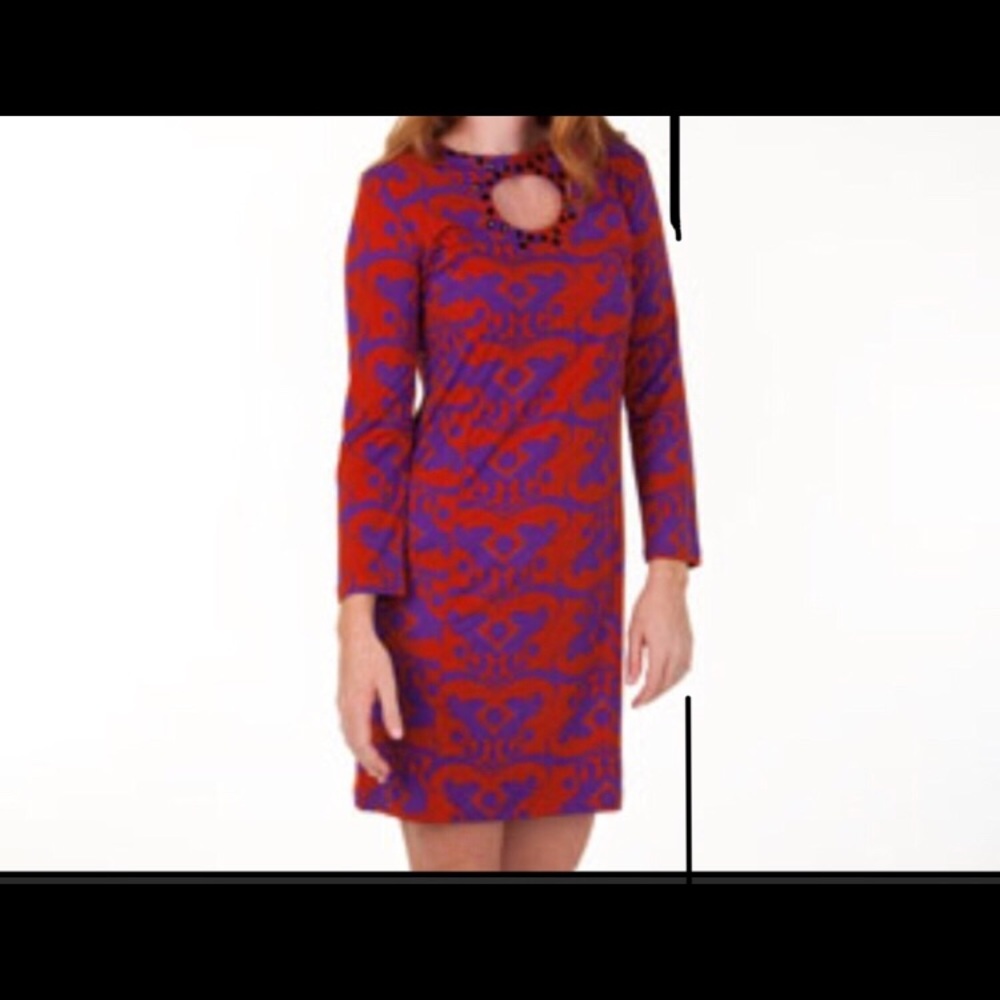 ⬇️final price drop. Damask dress in purple/pink